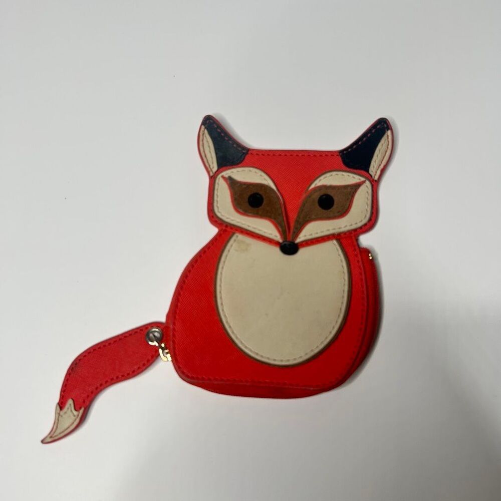 Kate Spade "Blaze a Trail" fox coin purse - Picture 2 of 8